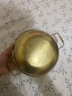 網(wǎng)紅海鮮金鍋不銹鋼韓式鍋雙耳湯網(wǎng)紅泡面金色加厚耐用加固小干鍋 金色 20cm 曬單實(shí)拍圖