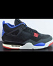 耐克（NIKE）男鞋新款Air Jordan 4 Rare Air AJ4黑灰 男子中幫復古籃球鞋 FV5029-003 43 曬單實(shí)拍圖