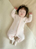 貝比嬰兒連體衣純棉a類(lèi)秋季男女寶寶長(cháng)袖衣服嬰幼兒開(kāi)襠哈衣爬服 Q8078粉色 90cm 15-22個(gè)月 身高80-90CM 曬單實(shí)拍圖