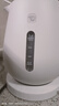 象?。╖O JIRUSHI）電熱水壺家用 快速沸騰防塵口設(shè)計(jì) 1L容量 CK-DAH10C-WA  白色 曬單實(shí)拍圖