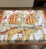 愛(ài)馬仕（HERMES）馬鞍圖案印花新款蠶絲絲巾 女款 送女友長(cháng)輩教師節送禮多色H004090Sv0690*90cm 曬單實(shí)拍圖