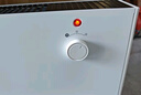 美的（Midea）石墨烯踢腳線取暖器家用電暖氣浴室防水電暖器節(jié)能移動地暖客廳臥室大面積全屋升溫 防水石墨烯踢腳線丨白色 曬單實拍圖