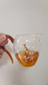 容山堂變色玻璃公道杯2025新款分茶器茶盅茶具泡茶公杯茶海單個(gè) 變色寒梅玻璃公道杯-琥珀色 曬單實(shí)拍圖