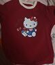 Hello Kitty女童短袖t恤撞色兒童半袖上衣2025新款純棉洋氣女孩夏裝 曬單實(shí)拍圖