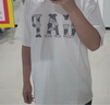 Gap男女裝2025夏季新款西部印花logo純棉短袖T恤寬松上衣729369 白色 M (170/92A) 亞洲尺碼 曬單實(shí)拍圖