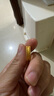 唐慶腰纏萬貫黃金戒指女士花絲金戒指閉口銅錢足金999寬面禮物送女友 面寬5.4mm 16#號(hào) 金重3.37g 曬單實(shí)拍圖