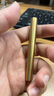 若煙復古煤油打火機黃銅創(chuàng)意雙節(jié)棍實用純銅送生日情人節(jié)七夕禮物男 曬單實拍圖