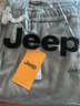 吉普（JEEP）休閑褲男夏季寬松直筒褲子男士潮流百搭運動男褲 綠色 XL 曬單實拍圖