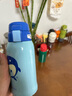 杯具熊（BEDDYBEAR）兒童保溫杯原裝配件杯蓋復(fù)古款吸嘴吸管蓋內(nèi)膠圈密封圈配件 3D鯨魚吸嘴蓋+吸管 曬單實(shí)拍圖