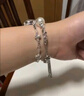 表帶哥適用蘋果手表表帶S10手鏈鏈條女士個性設(shè)計款apple watch S9/iwatch series碎銀子珍珠鏈?zhǔn)奖礞?曬單實拍圖