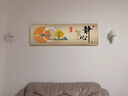 科芝現(xiàn)代簡約臥室床頭裝飾畫靜心客廳畫沙發(fā)背景畫掛墻壁酒店賓館壁畫 A-1-靜心A 120*30CM（適合1米6左右床頭） 布紋膜+PS環(huán)?？?輕奢金框（黑框備注） 曬單實(shí)拍圖