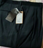 浪登秋季商務(wù)西褲男中年雙褶西服褲子寬松直筒正裝褲男士西裝褲 黑色 35 (2.69尺)89.5cm 曬單實(shí)拍圖
