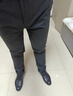 Bmuvlss輕奢男裝高檔品牌男士休閑褲2025春夏季西褲男潮流修身彈力商務(wù) 黑色 33 腰圍二尺六 曬單實拍圖