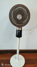 創(chuàng)維【全屋驅(qū)蚊】空氣循環(huán)扇家用電風(fēng)扇落地扇2025新款大風(fēng)量語音遙控輕音節(jié)能臥室小風(fēng)扇Q522 白咖色 曬單實(shí)拍圖