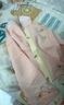 羅蒙女童漢服新中式古裝秋款國風(fēng)馬面裙演出服 漢服蜜桃粉三件套 140 曬單實拍圖