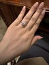 邁米德結(jié)婚對戒仿真鉆戒求婚戒指道具情侶假戒指一對婚禮訂婚活口送女友 仿真鉆戒一對【2個單戒盒】 曬單實拍圖