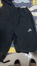 阿迪達(dá)斯 （adidas）三條紋梭織運(yùn)動(dòng)健身長(zhǎng)褲男裝夏季IM7484 黑色 A/L  曬單實(shí)拍圖