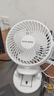奧克斯小風(fēng)扇小型宿舍辦公室學(xué)生桌面usb夾扇迷你床頭電風(fēng)扇充電夏天家用便攜式電扇大風(fēng)力非靜音 【6寸3檔】2000毫安充插兩用 曬單實(shí)拍圖