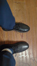 百麗七夕禮物男鞋商場(chǎng)同款牛皮革商務(wù)休閑皮鞋7GM01CM1 黑單里 39 曬單實(shí)拍圖