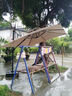 皇聚德戶外遮陽傘庭院傘 別墅花園太陽傘崗?fù)?露天陽臺(tái)室外擺攤羅馬傘 【特價(jià)】2.5米方形+180斤帶輪水箱 曬單實(shí)拍圖