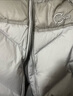 ONLY冬季90白鴨絨撞色拼接短款立領(lǐng)羽絨服女|124423018 S08 蒸汽灰 XS (155) 76A 曬單實(shí)拍圖