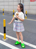 暖之緣卡通積木像素兒童拖鞋夏季新款2025男女童室內(nèi)防滑中大童親子涼拖 草地綠 30.5 （內(nèi)長(zhǎng)20cm適合腳長(zhǎng)19cm） 曬單實(shí)拍圖