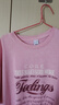 森馬（Semir）短袖T恤女中長(cháng)款斑駁字母個(gè)性夏季街頭寬松蠟染做舊108324100009 曬單實(shí)拍圖