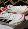 adidas ADIZERO BOSTON 10訓(xùn)練備賽馬拉松輕盈玻纖柱跑鞋阿迪達(dá)斯 白色/橘紅色/黑色（男款）   42 曬單實拍圖