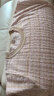 皮爾卡丹（pierre cardin）桑蠶絲織針衫短袖t恤女裝薄款大碼圓領(lǐng)夏季新款鏤空寬松短袖上衣 駝色 L 建議110-120斤 曬單實(shí)拍圖