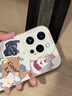 筱旺適用iPhone16promax手機殼復古報紙狗狗貓貓ins液態(tài)硅膠13pro情侶一對男女14趣味11蘋(píng)果15plus時(shí)尚 【復古報紙拼貼貓狗YS8930】古董白天使眼液態(tài) iPhone 14 Pro 曬單實(shí)拍圖