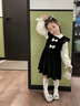 G.DUCKKIDS小黃鴨女童連衣裙秋裝2025新款兒童套裝裙子洋氣小女孩寶寶公主裙 圖片色 110 建議4~5歲【100-110cm】cm 曬單實(shí)拍圖