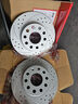 霍尼韋爾（Honeywell）高碳打孔劃線(xiàn)剎車(chē)前盤(pán)適用高爾夫6/7/8代 曬單實(shí)拍圖
