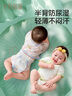 十月結(jié)晶嬰兒半背衣新生兒衣服寶寶純棉網(wǎng)眼短袖上衣夏季薄款A類0-3月 曬單實拍圖