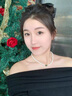 紀詩哲淡水珍珠項鏈女和田玉極光全珠鏈首飾品七夕情人節(jié)禮物送老婆女友 淡水珍珠項鏈（40+5） 曬單實拍圖