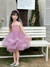 G.DUCKKIDS童裝女童裙子夏季2025新款洋氣生日禮服裙小女孩洋氣兒童連衣裙 圖片色 100 尺碼2~3歲【 90-100cm】 曬單實(shí)拍圖