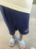 贏一貝（Yingyibei）兒童套裝夏季新款拼色卡通印花翻領短袖男童寶寶休閑寬松五分褲 單獨空氣層黑短褲 120 曬單實拍圖