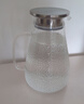 青蘋果玻璃水壺冷水壺耐高溫玻璃涼水壺高顏值扎啤壺飲用水壺 【升級鋼蓋】錘紋壺1.8L 曬單實拍圖