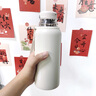 RICH YOUR HOME德國品質(zhì)保溫杯大容量女生高顏值茶水分離316不銹鋼保冷生日禮物 800ML白色 曬單實拍圖