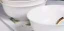 浩雅釉下彩景德鎮(zhèn)陶瓷餐具面碗湯碗大號(hào)飯碗簡(jiǎn)約 純白6英寸4個(gè)裝 曬單實(shí)拍圖