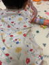 歡喜小熊女寶寶包屁衣嬰兒夏季純棉薄款連體衣爬服新生兒夏天三角哈衣 曬單實(shí)拍圖