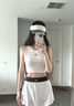 ALO YOGA【金智秀Jisoo同款】工字運動背心女健身美背跑步內(nèi)搭運動背心 白色 M 【110-125斤】 曬單實拍圖