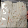 【2件裝】四季款新生兒連體衣純棉寶寶哈衣A類無骨嬰兒月子服 粉小鳥+藍(lán)鯨魚 59cm 曬單實(shí)拍圖