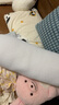 無印良品（MUJI）【涼柔系列】抱枕 圓柱形 腰枕 客廳沙發(fā) 靠枕 灰色 曬單實拍圖