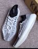 阿迪達(dá)斯YEEZY350條紋斑馬椰子夏日透氣男女休閑鞋IG9608 43 曬單實(shí)拍圖