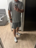 耐克男子速干訓(xùn)練T恤秋季新款針織柔軟官方NIKE DRI-FIT DX0990 063滾動(dòng)灰/銀/調(diào)色/黑 L 曬單實(shí)拍圖