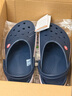 卡駱馳crocs洞洞鞋拖鞋男女同款卡駱班學(xué)生鞋輕便耐磨休閑鞋|11016 深藍(lán)-410 41 /42(260mm) 曬單實(shí)拍圖
