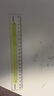 卡西米爾防滑透明尺子直尺小學(xué)生手抄報多功能畫圖幾何繪圖初中生專用一二年級套裝鏤空直尺20cm軟尺高顏值 曬單實拍圖