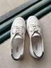金利來(lái)（Goldlion）女鞋春夏簡(jiǎn)約小白鞋網(wǎng)面透氣免系帶平底休閑鞋女668220190白黑36 曬單實(shí)拍圖