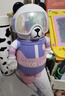 waka waka熊貓保溫杯兒童水杯陶瓷內(nèi)膽小學(xué)生水壺男女士生日禮物伴手 夢幻 曬單實(shí)拍圖