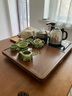 莊子然茶具整套燒水壺一體全自動(dòng)茶盤(pán)紫砂茶具套裝家用辦公功夫小號茶具 【檀色】福茶盤(pán)60cm+燒水套裝 曬單實(shí)拍圖
